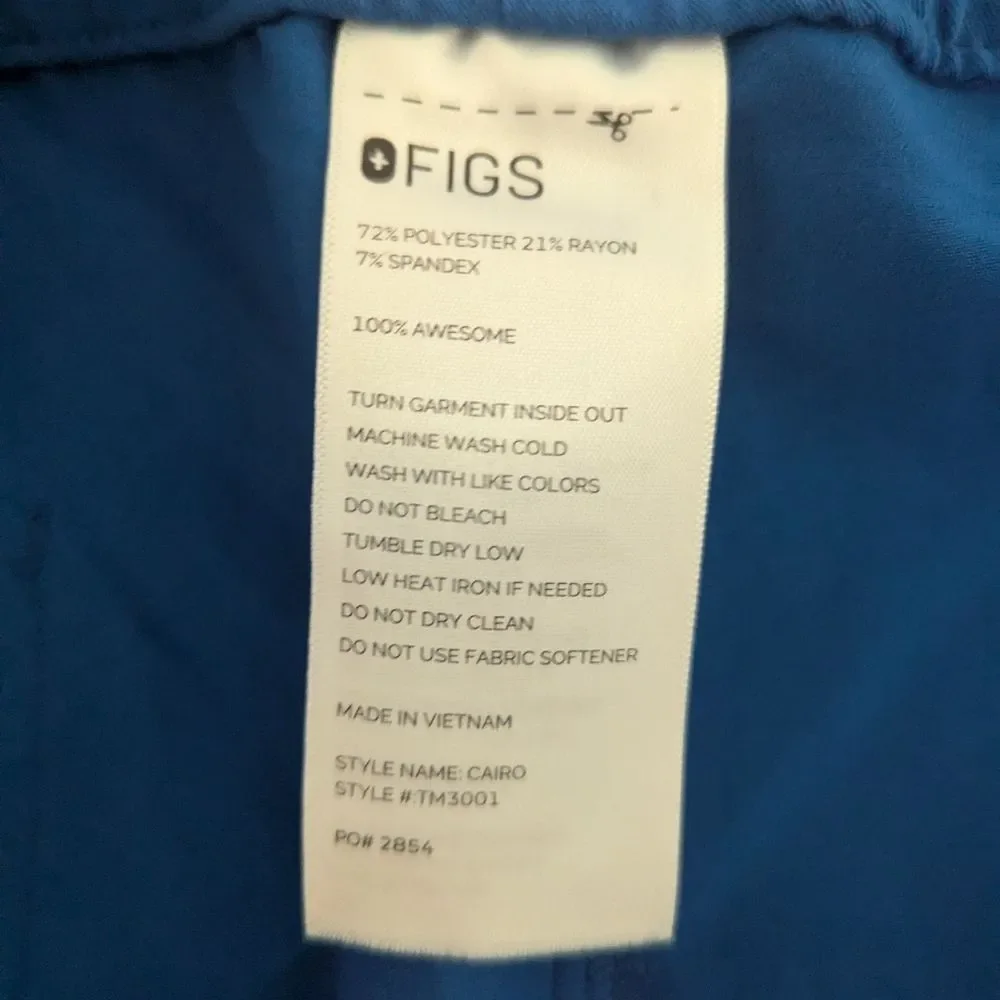 Figs men's cairo cargo Scrub Pants size XL